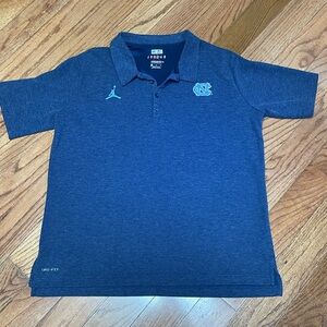 North Carolina Tar Heels Jordan Brand Men’s Polo Shirt Jumpman Size Large